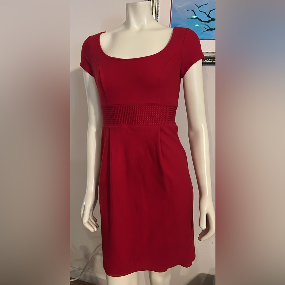 Banana Republic Wool Red Dress